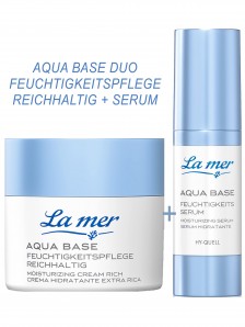 La Mer Aqua Base Duo Feuchtigkeitspflege Reichhaltig + Feuchtigkeitsserum