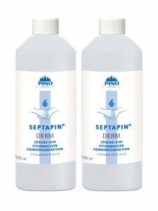 Septapin® Derm alkoholische Lösung zur Händedesinfektion 2x 500 ml